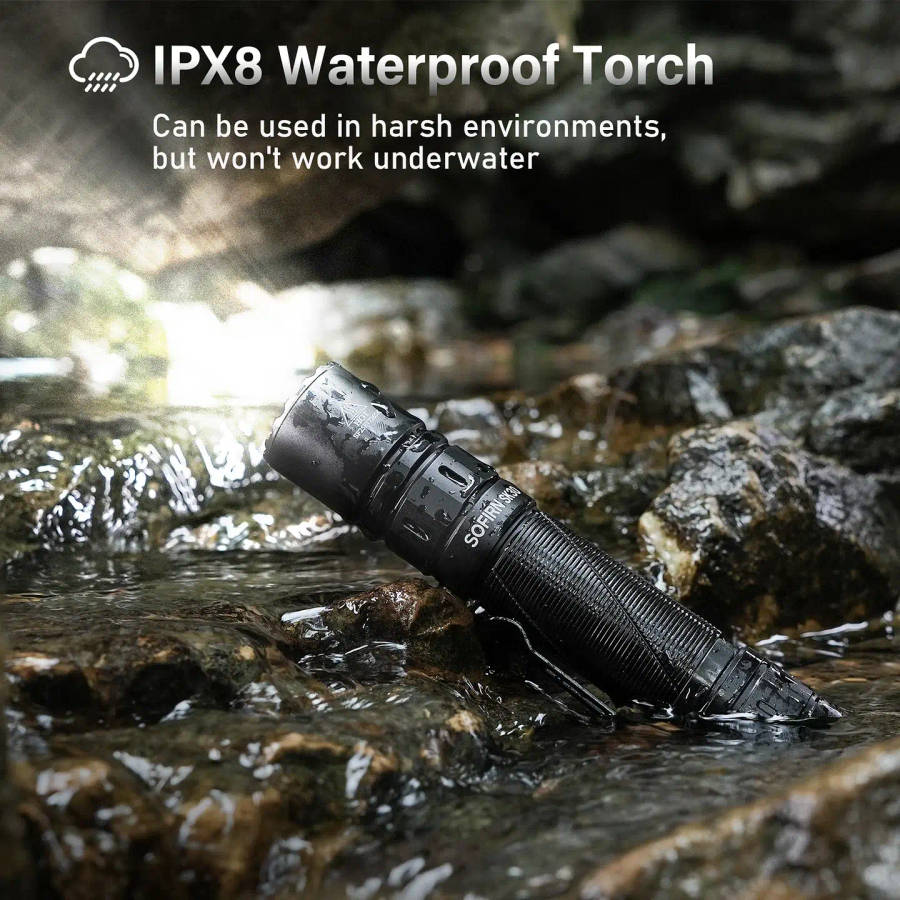 Sofirn SK30 3000 Lumen 392m Throw Rechargeable LED Flashlight