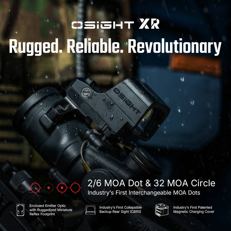 Olight Osight XR Enclosed Red Dot Sight with RMR Footprint