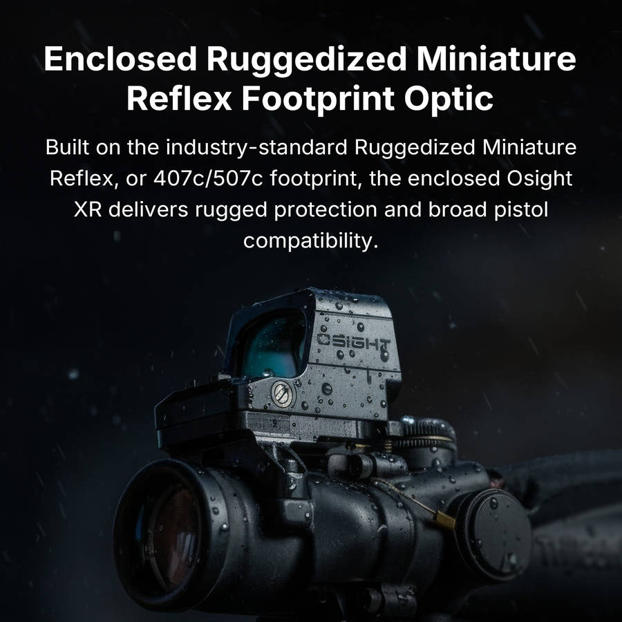 Olight Osight XR Enclosed Red Dot Sight with RMR Footprint