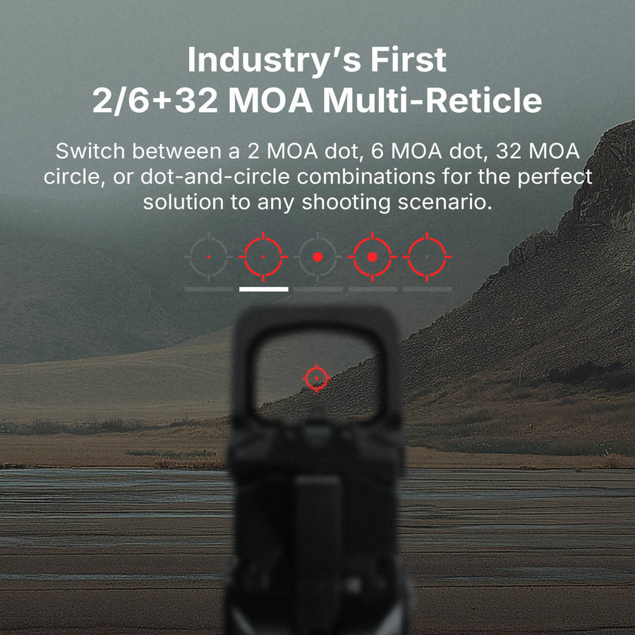 Olight Osight XR Enclosed Red Dot Sight with RMR Footprint