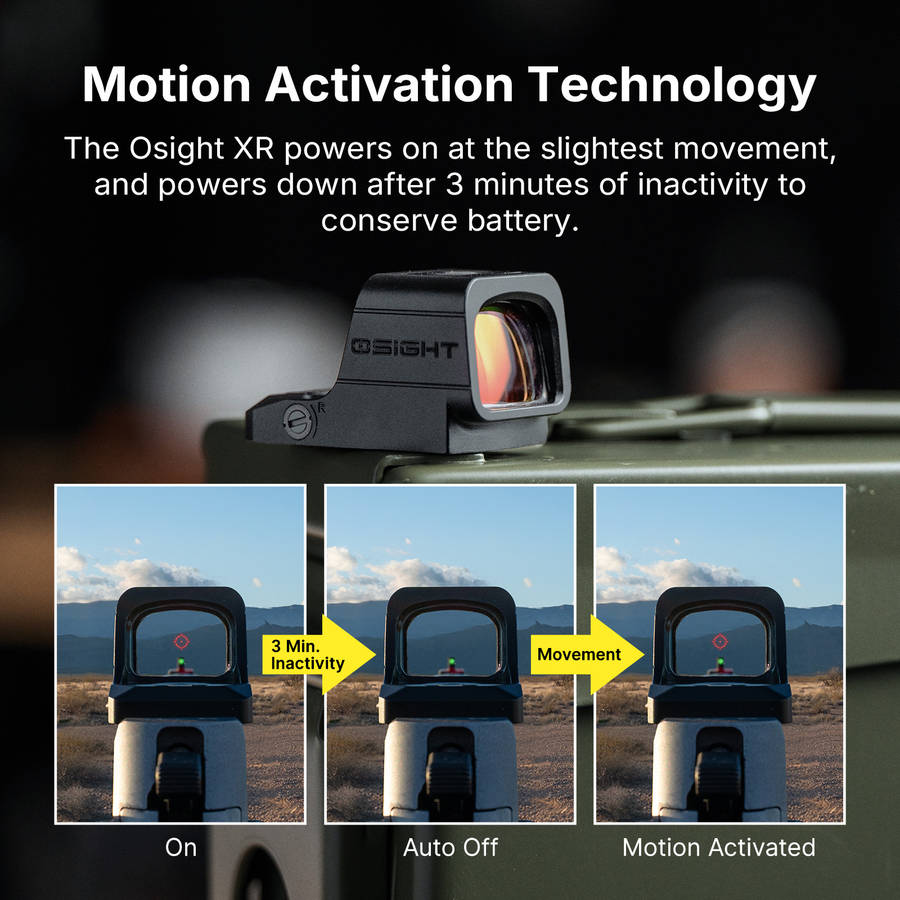 Olight Osight XR Enclosed Red Dot Sight with RMR Footprint