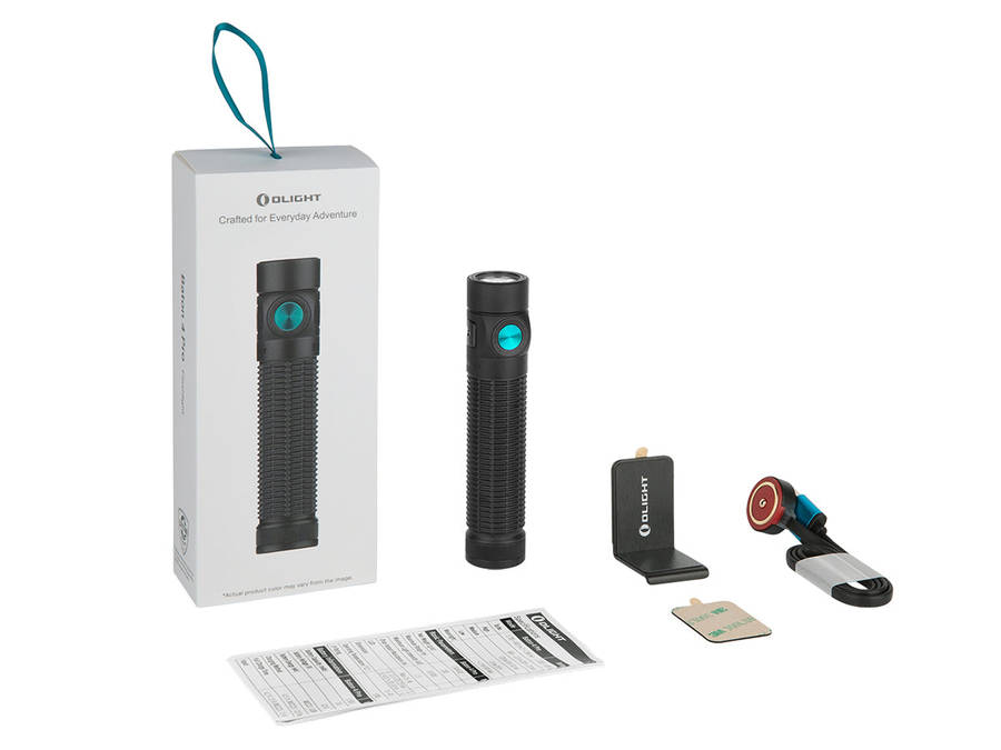 Olight Baton 4 Pro 1600 Lumens Rechargeable EDC Flashlight with Dual USB-C & Magnetic Charging