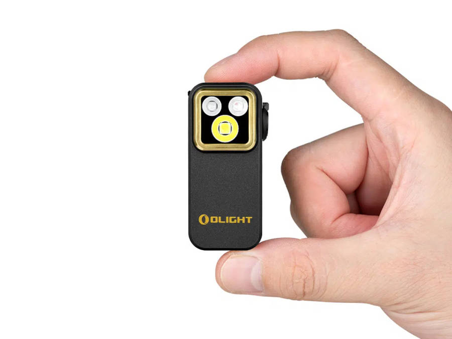 Olight Oclip Pro S 600 Lumens Compact Clip-On EDC Flashlight with White, RGB & 365nm UV Light