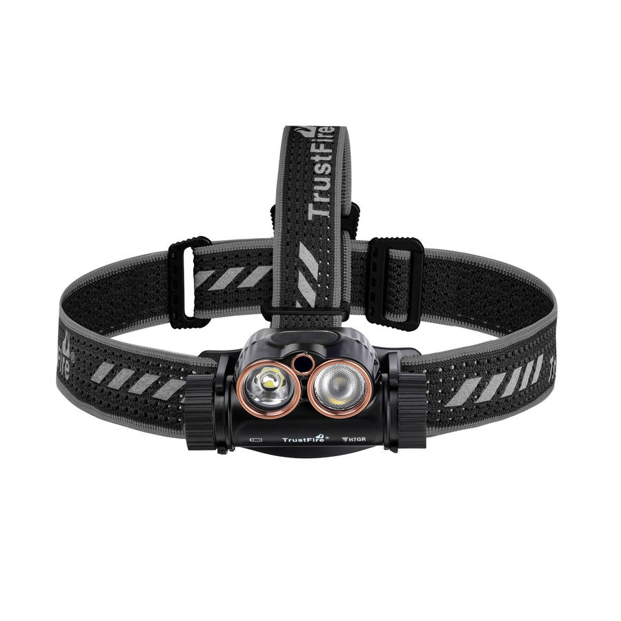 Trustfire H7GR Sensor Headlamp  1800 Lumens Dual Beam with Infrared Motion Sensor