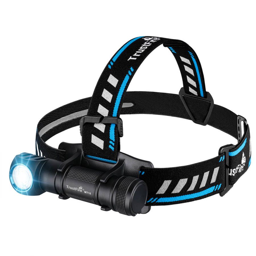 Trustfire MT18 1100 Lumens Magnetic Rechargeable Headlamp  Type-C Charging & Power Bank Function