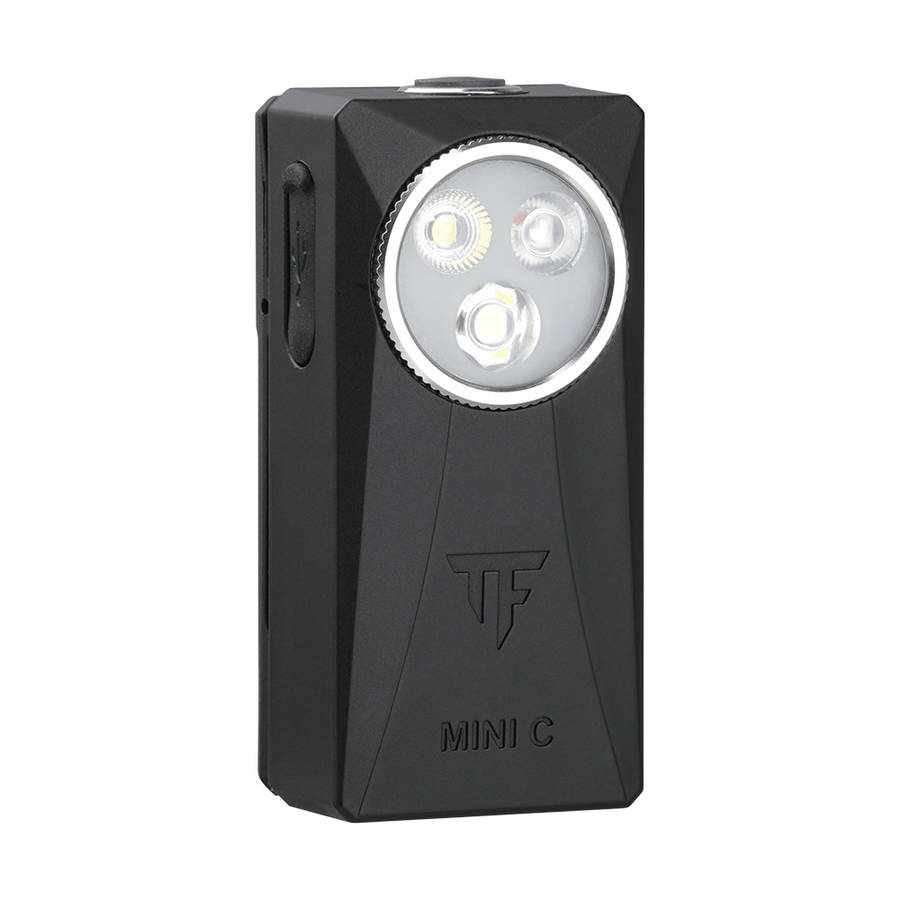 Trustfire Mini C 800lm, 80m Multifunctional Clip-On EDC Flashlight  White Spot, High-CRI Flood...