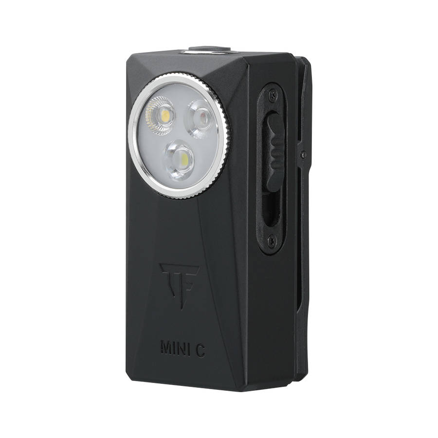 Trustfire Mini C 800lm, 80m Multifunctional Clip-On EDC Flashlight  White Spot, High-CRI Flood...