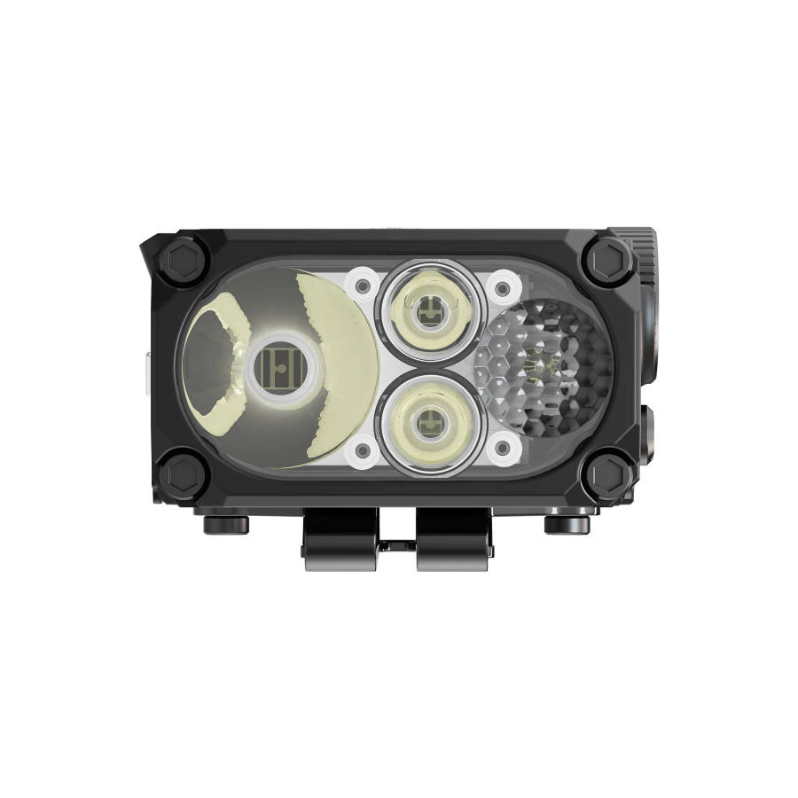 Wuben X2 Pro+ 1500 Lumens Magnetic EDC Tactical Flashlight  Dual Beam with Type-C Charging