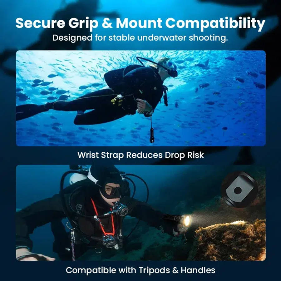 Sofirn SD11 Scuba Diving Flashlight  5000 Lumens, 116° Wide Beam, 2-CCT White + 660nm Red, IP...