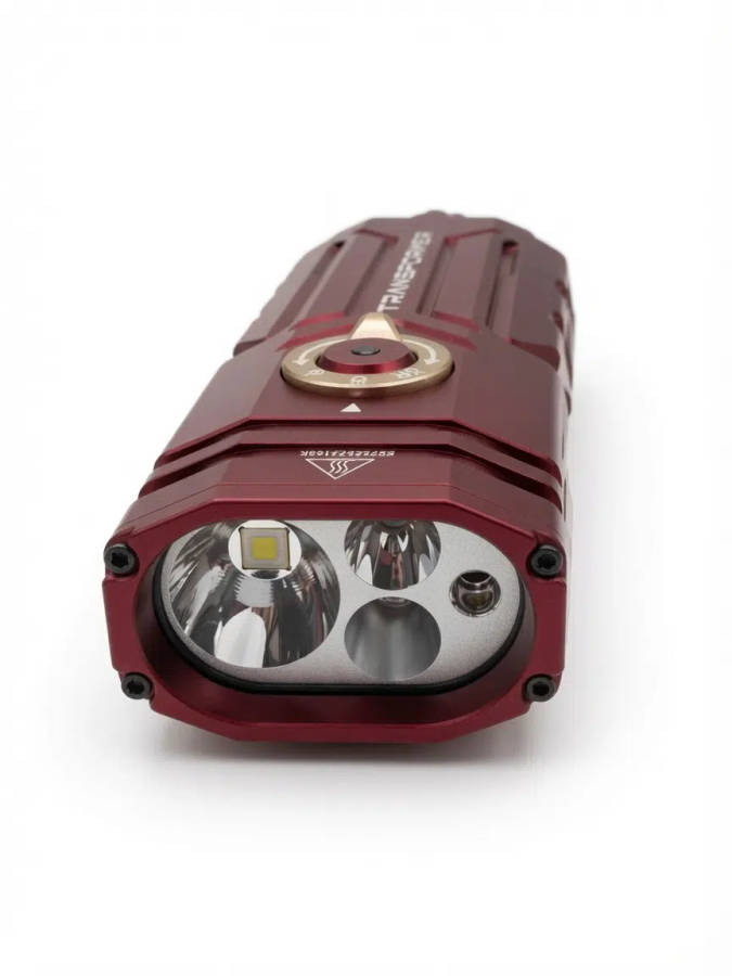 Wurkkos HD02 Pro Multi-Function Flashlight  3200 Lumens Spotlight, 330m + Folding Wing Flood +...