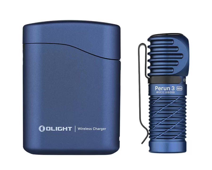 Olight Perun 3 Mini Premium 1250 Lumen 155m Throw Rechargeable LED Headlamp with Charging Case