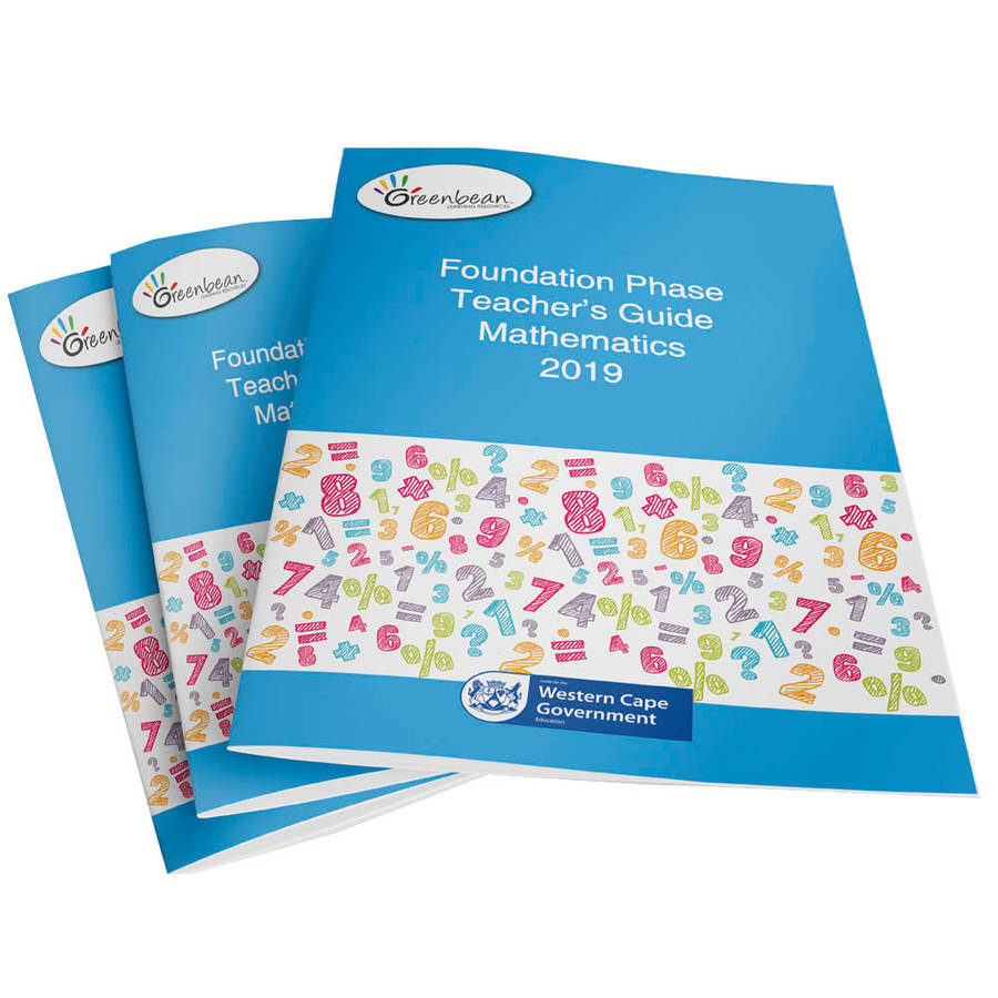 Greenbean Mathematics - Greenbean Foundation Phase Maths Manual - English- Damaged Packaging