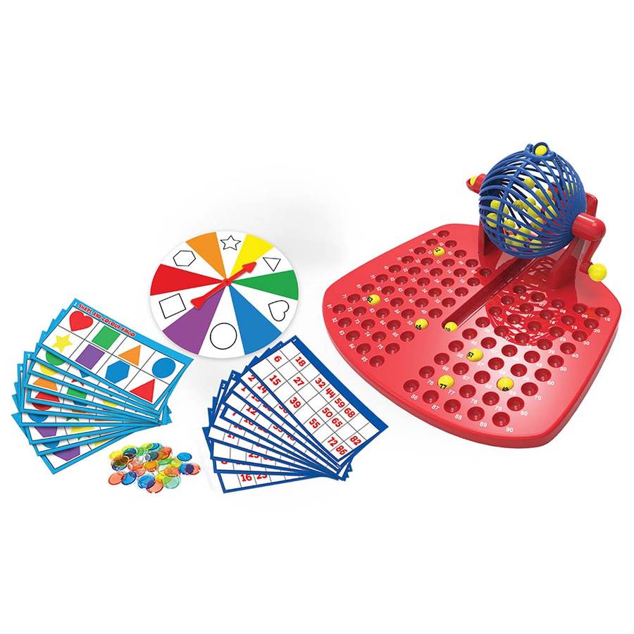 Ambassador - 2-in-1 - Classic Bingo & Colour and Shape Lotto- Damaged Packaging