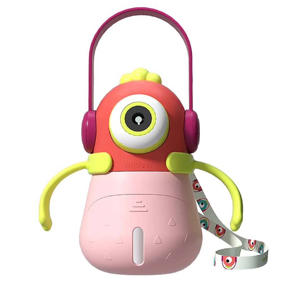 Mideer - Monster Bubbles: Interactive Bubble Machine with Lights and Music - Pink- Damaged Packaging