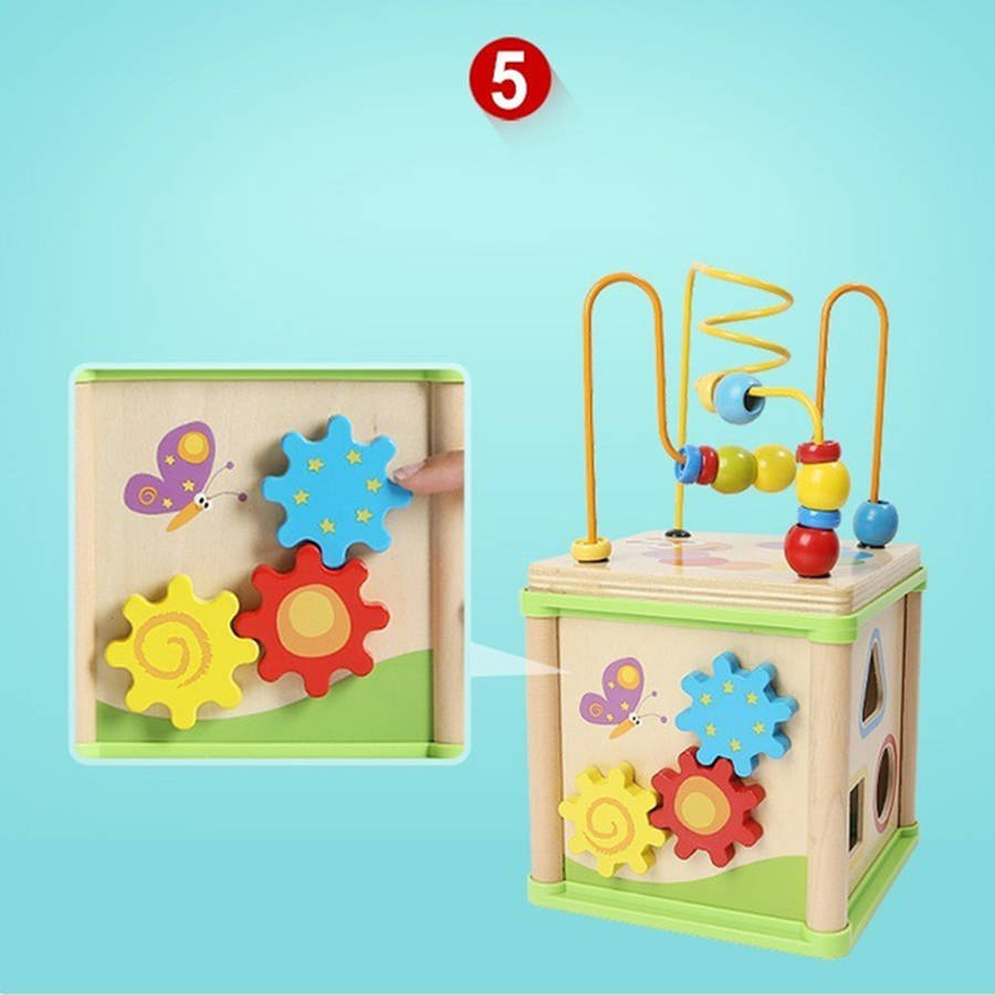 TopBright - Garden 5 in 1 Activity Cube - Spring