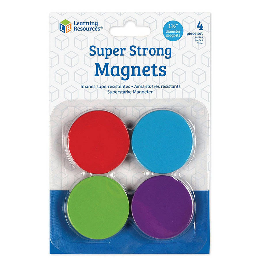 Learning Resources - Super Strong Magnets Set of 4- Damaged Packaging