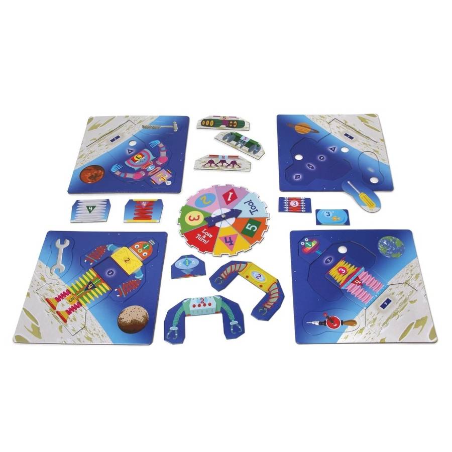 eeBoo - Build A Robot Spinner Puzzle Game