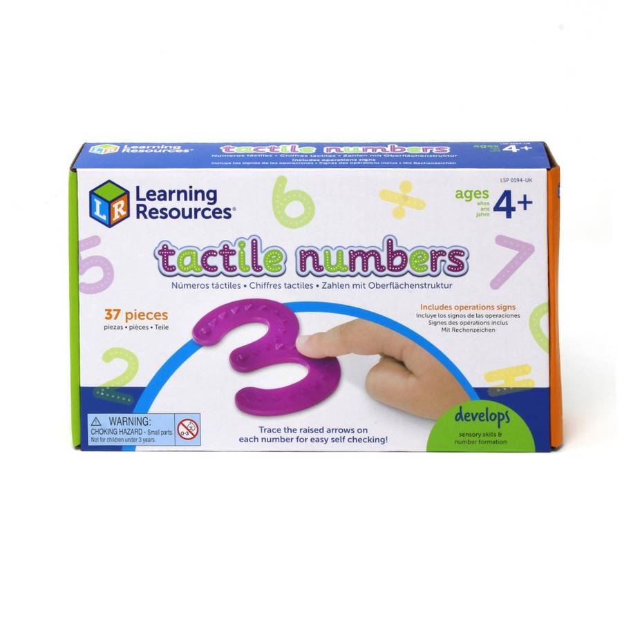 Learning Resources - Tac-Tile Numbers & Operations- Damaged Packaging