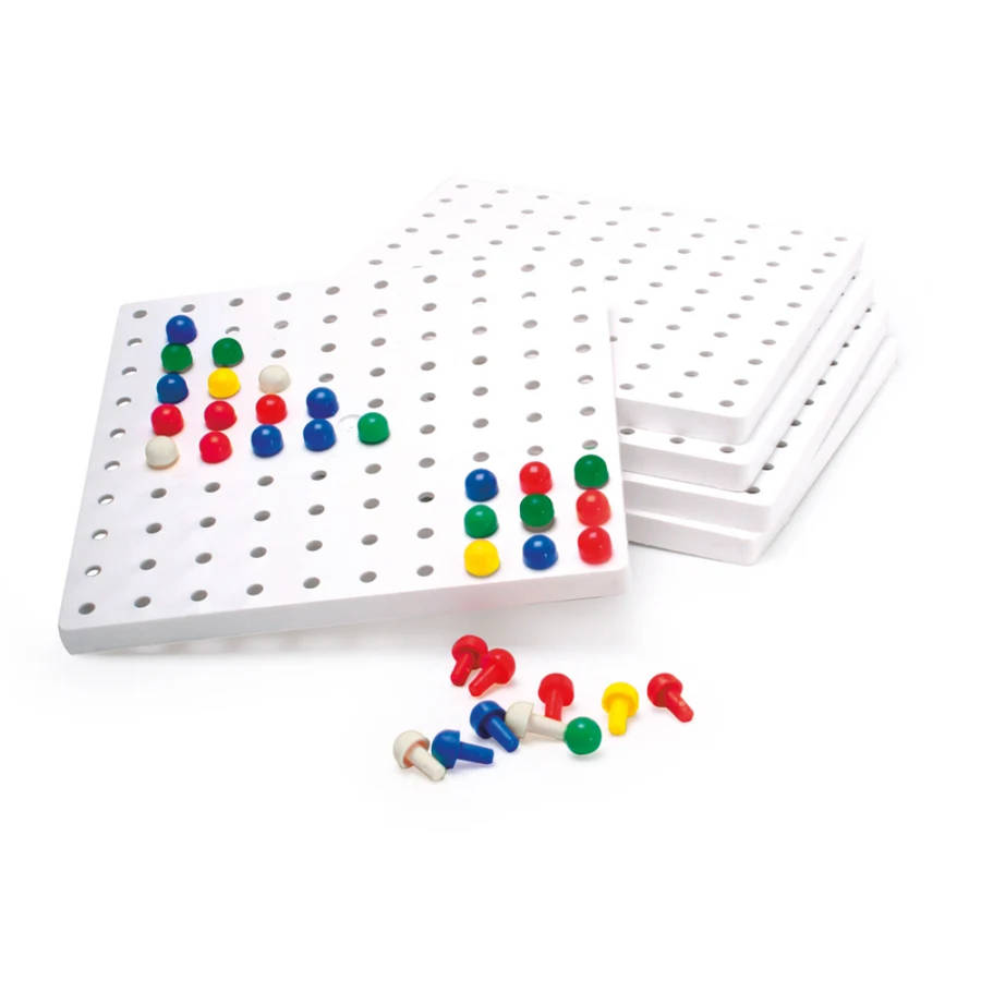 Invicta Education - Peg Boards 5 & 1000 Pegs in Retail Box- Packaging Damaged