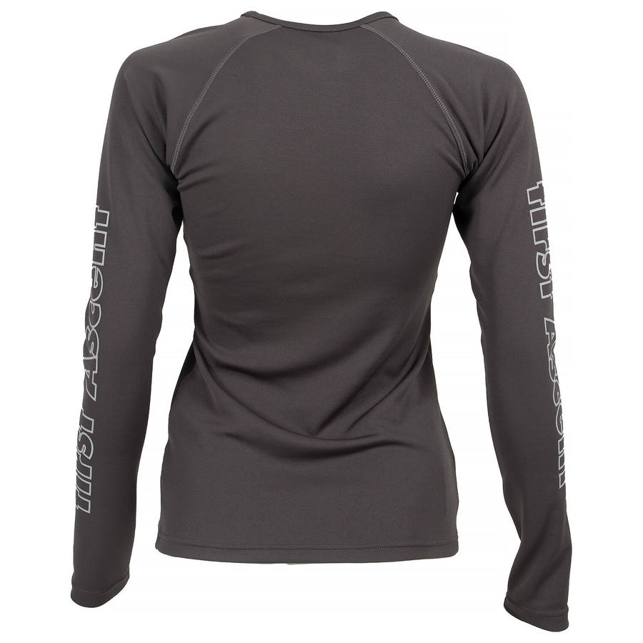 First Ascent Ladies Bamboo Thermal Long Sleeve Baselayer (Performance Grey)