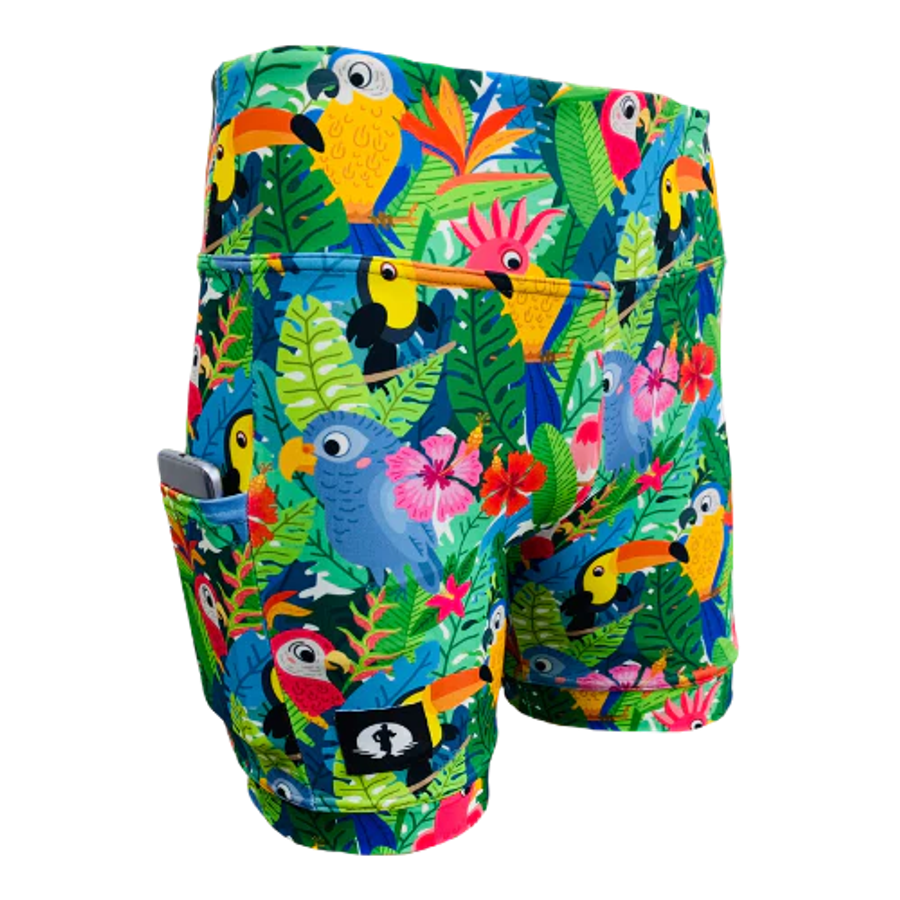 High Waist Funky Pants - Fowl Play