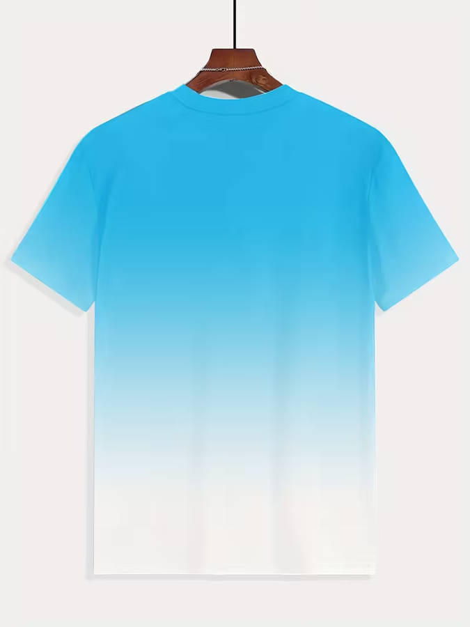 Men's ''Run'' T-Shirt (Lake Blue)