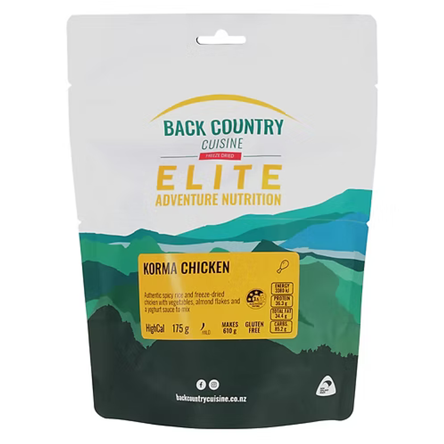 Back Country Cuisine Elite Meal High Energy Korma Chicken