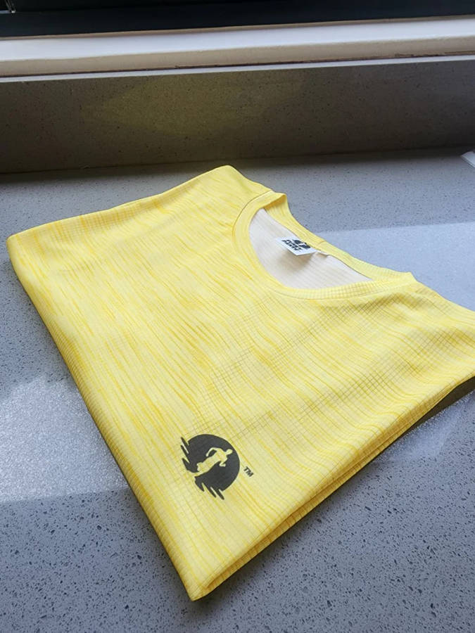 Funky Pants Race T-Shirt -Yellow Melange