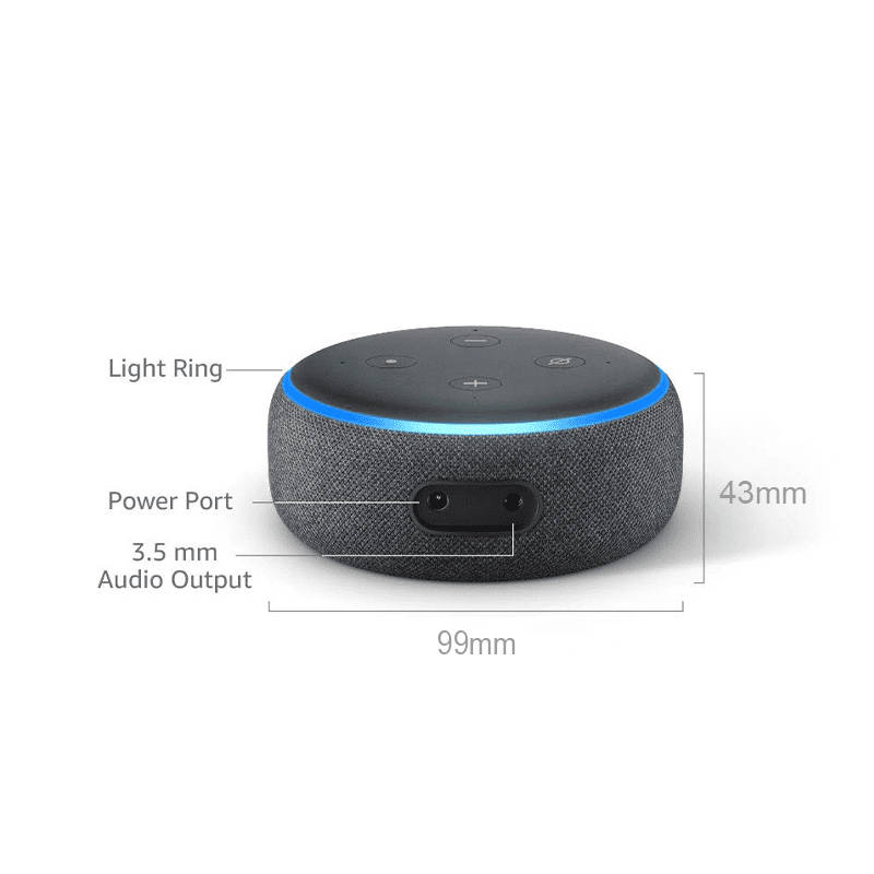 Amazon Echo Dot Wi-Fi Smart Speaker (3rd Gen)