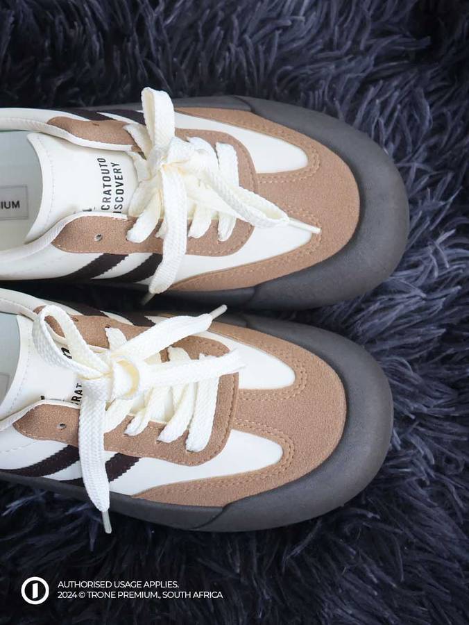L.A.X Rebellion Sneakers - Brown Tint
