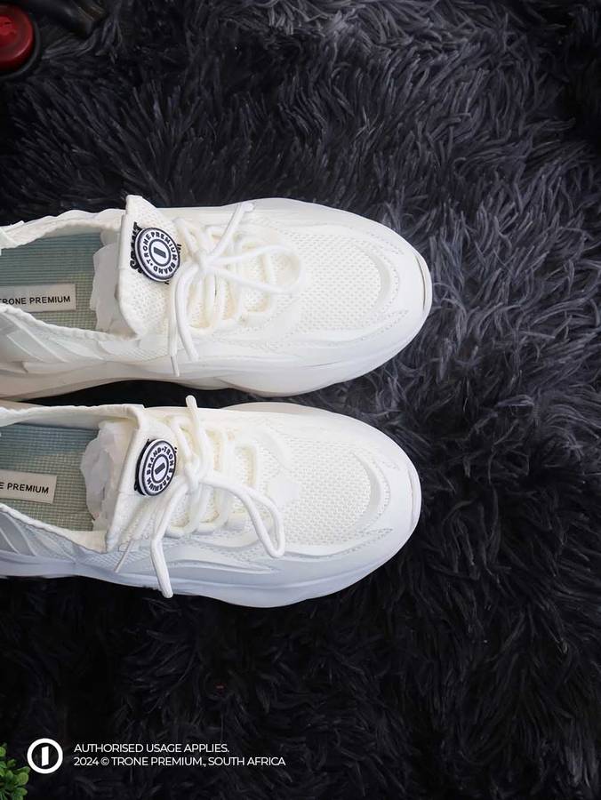 Obsession Cut Sneakers  White