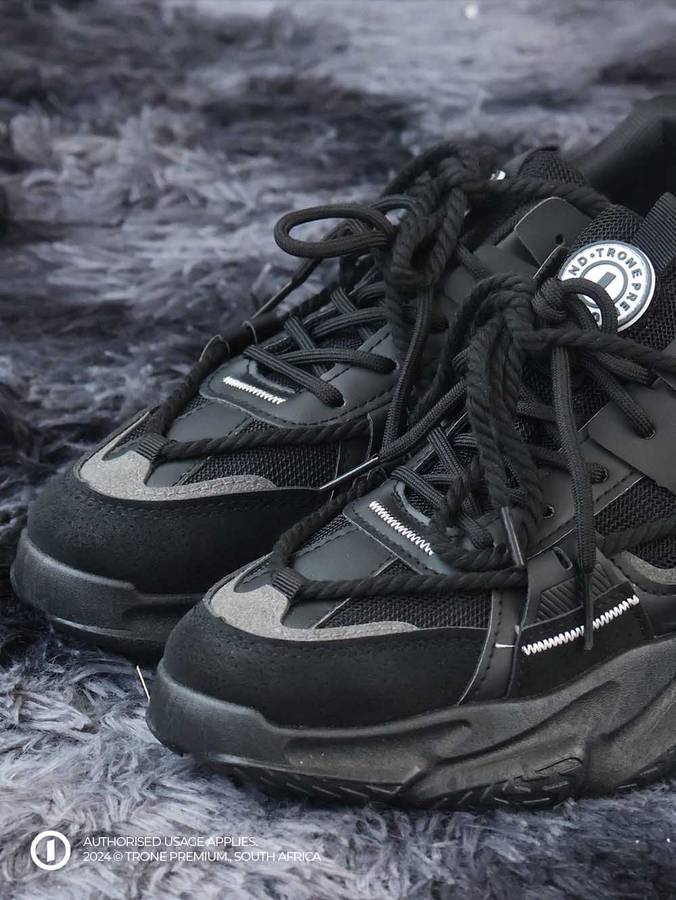 Rugged-X Pump Sneakers - Black