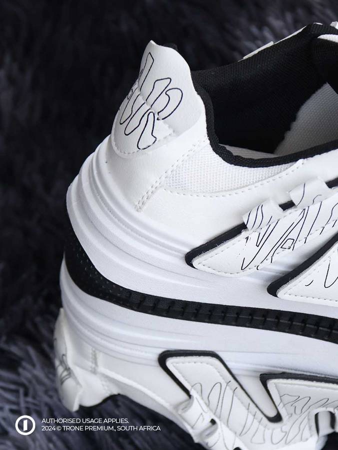 Trone x DMQ Sneakers - White