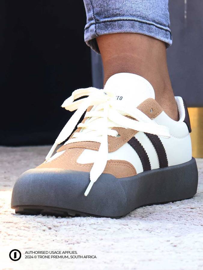 L.A.X Rebellion Sneakers - Brown Tint