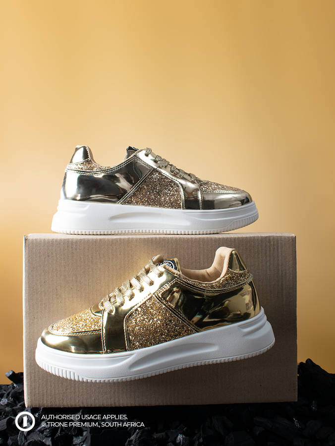 Reems Sneakers - Gold