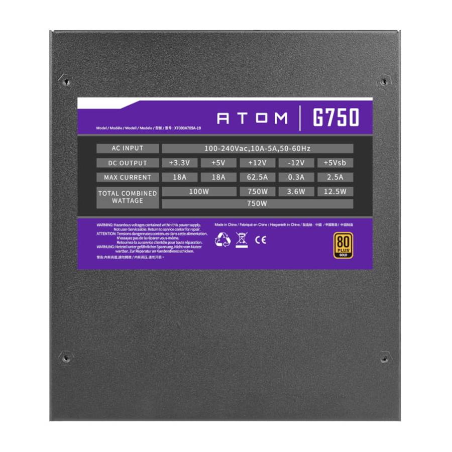 Antec PSU ATOM G750 MODULAR