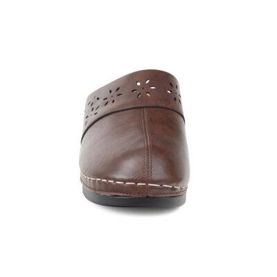 TTP Ladies Comfortable Mules with Cut-Out Decor