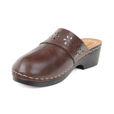 TTP Ladies Comfortable Mules with Cut-Out Decor