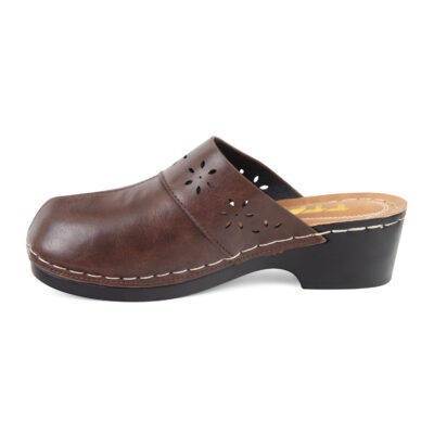 TTP Ladies Comfortable Mules with Cut-Out Decor