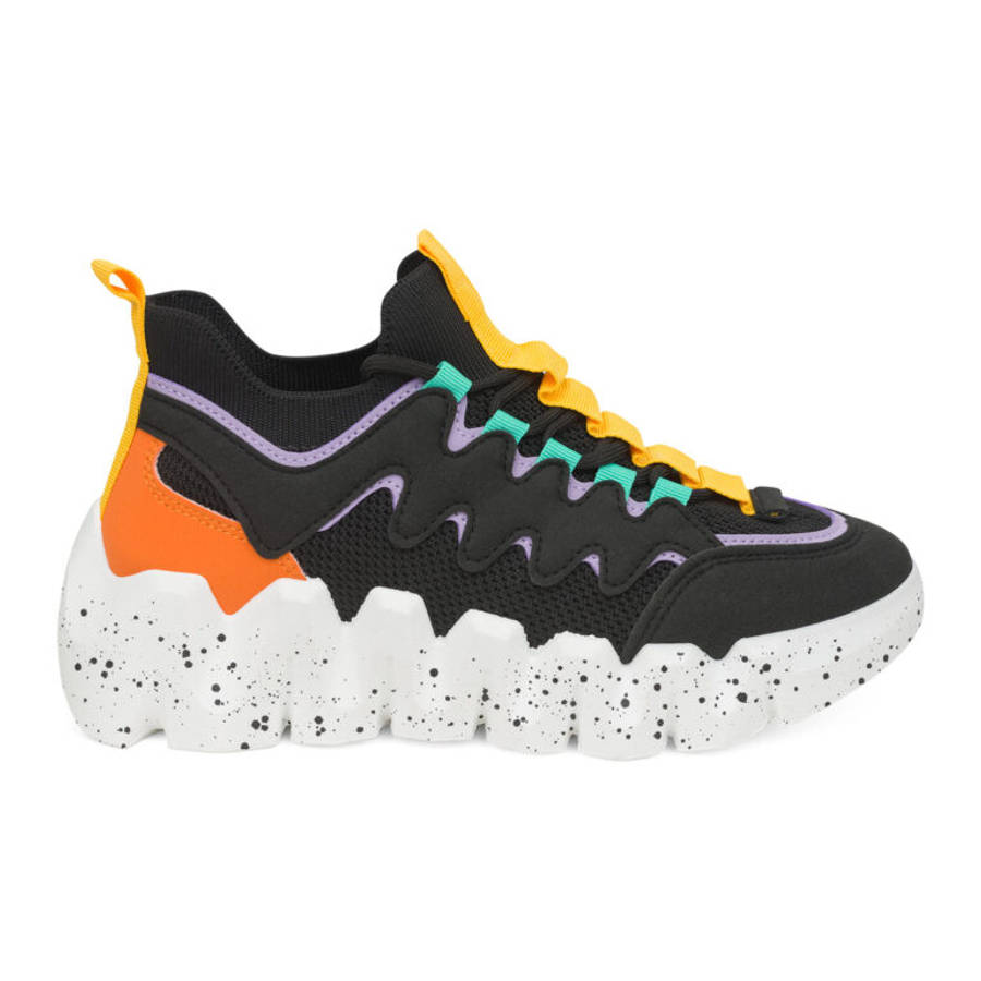 TTP Fashion Platform Low-Top Sneaker XB8601-Black