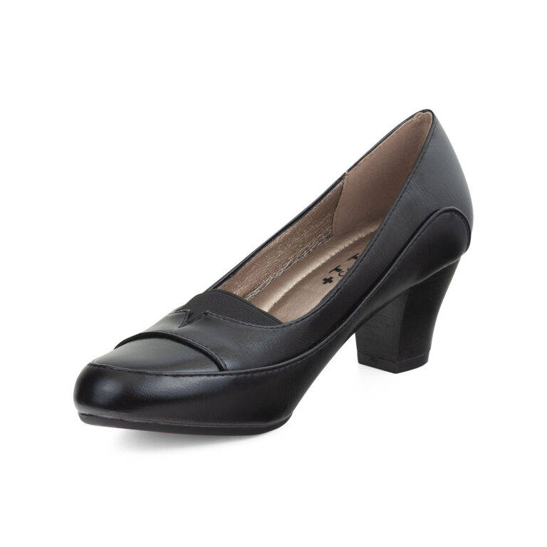TTP Ladies Classic Slip-on Court Heels