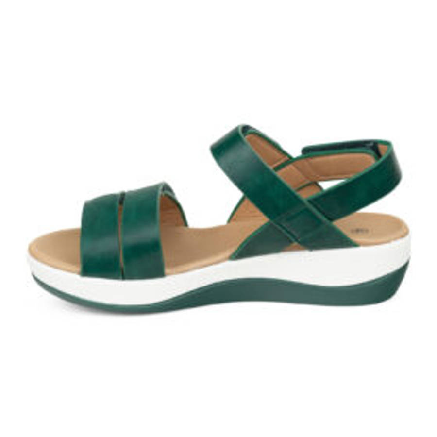 TTP Ladies Platform Sandals with Velcro Strap