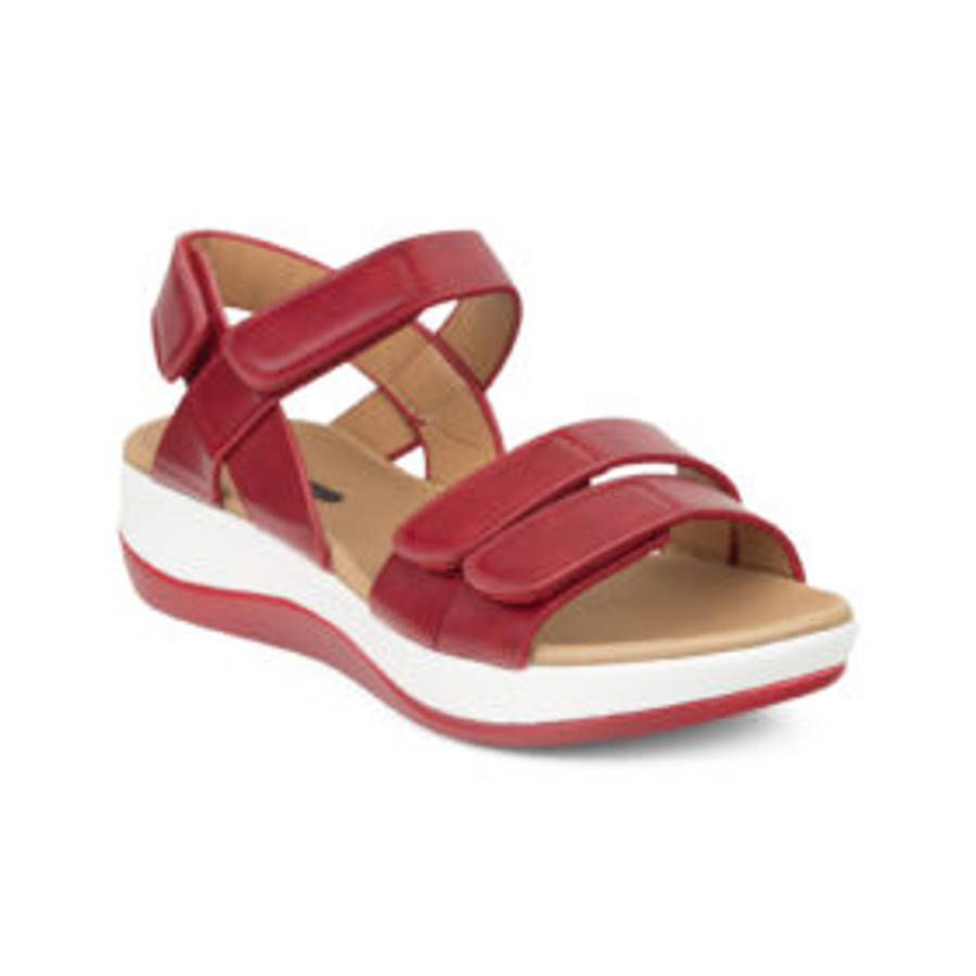 TTP Ladies Platform Sandals with Velcro Strap