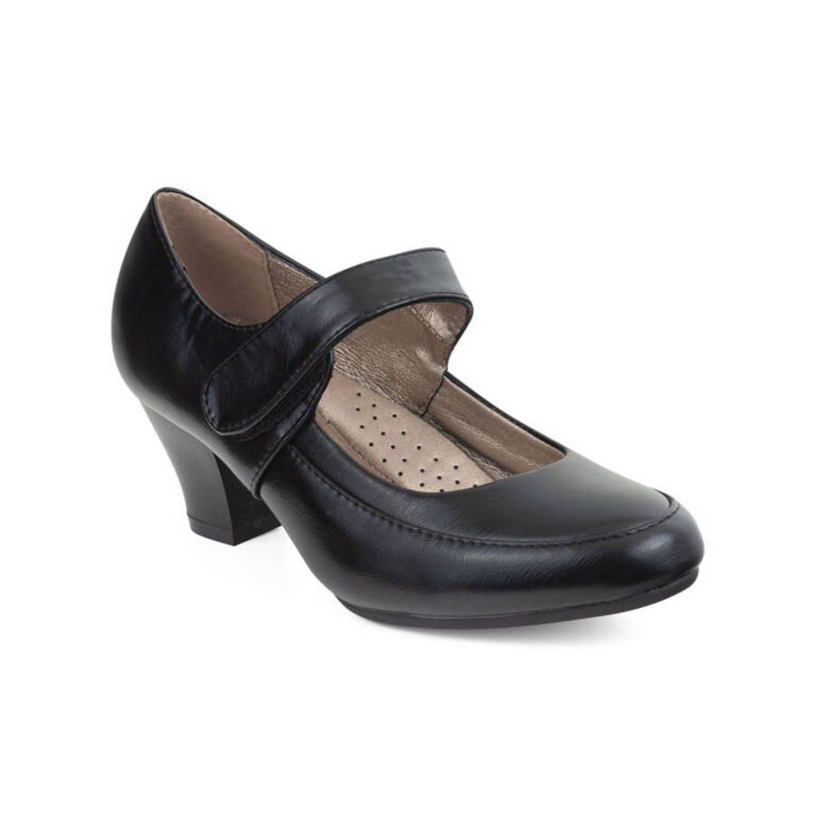 TTP Ladies Classic Velcro Court Heels