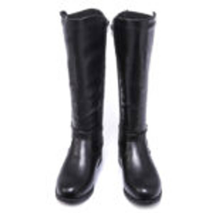 TTP Knee High Boot with Ankle Decor and Elasticated Back Shaft XB8227