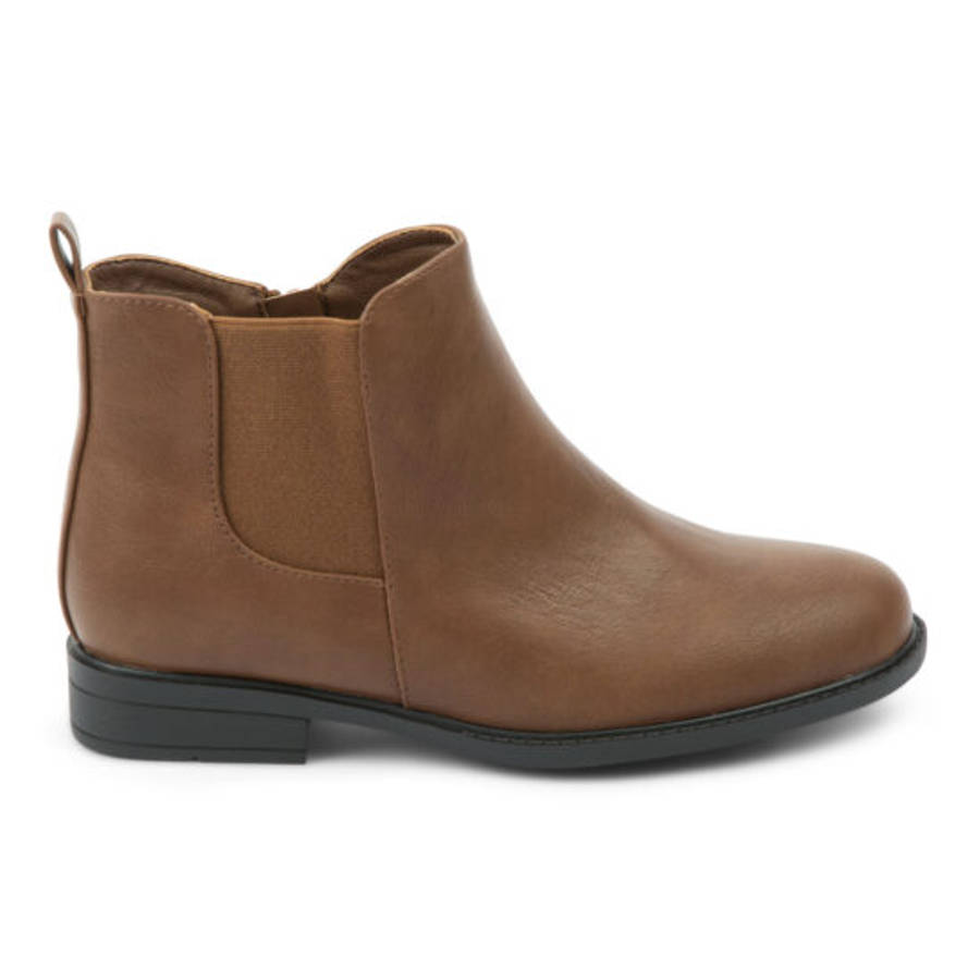 Alxir Ladies Ankle Boot with Elasticated Side and Side Zipper