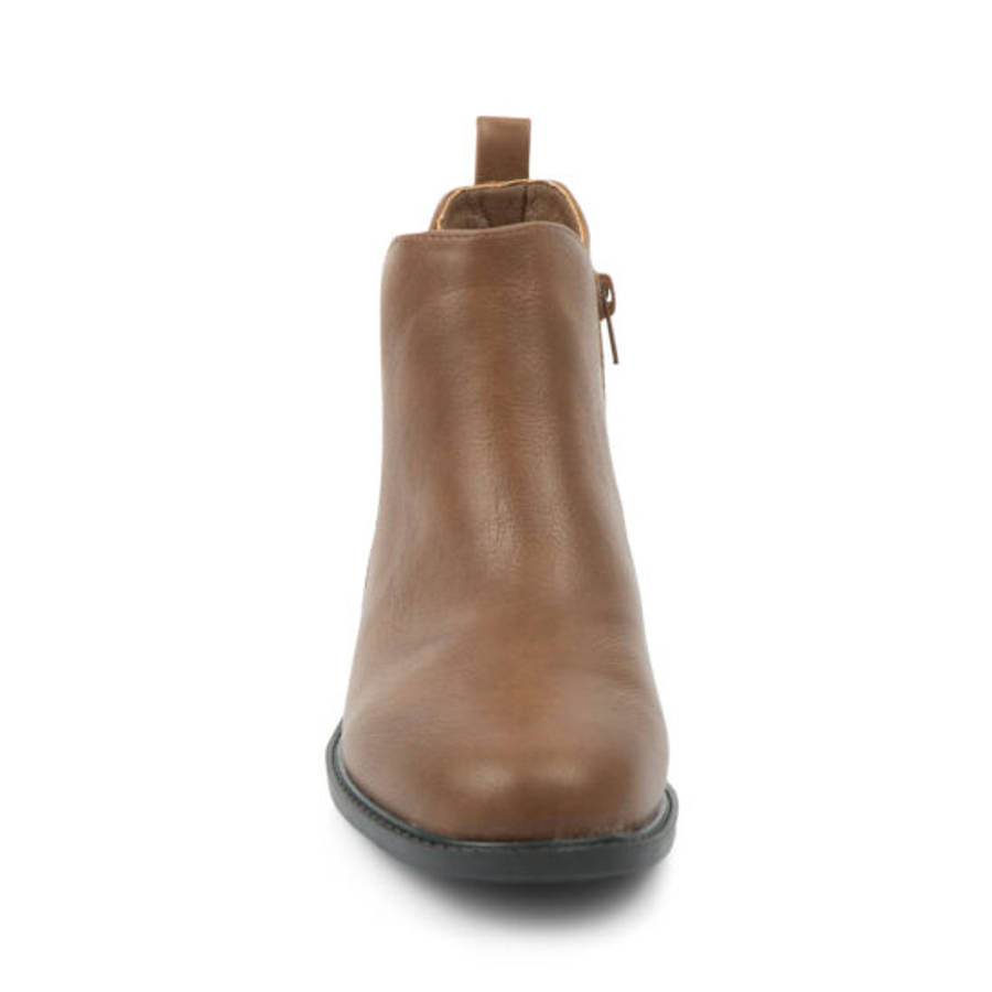 Alxir Ladies Ankle Boot with Elasticated Side and Side Zipper