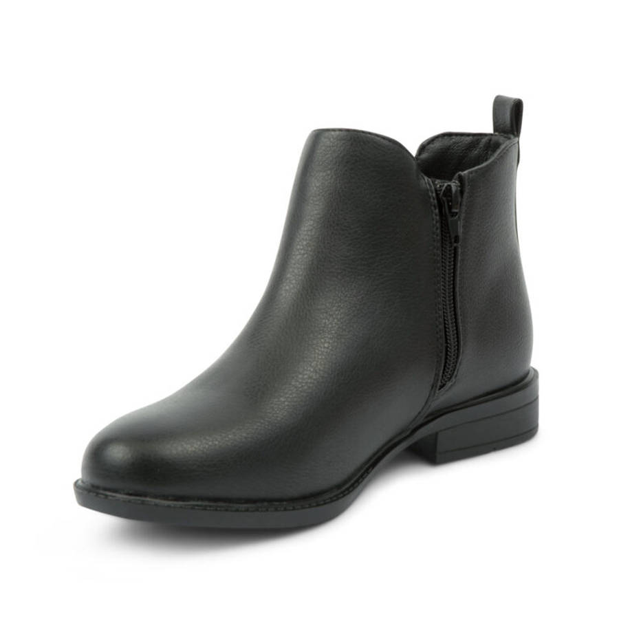 Alxir Ladies Ankle Boot with Elasticated Side and Side Zipper