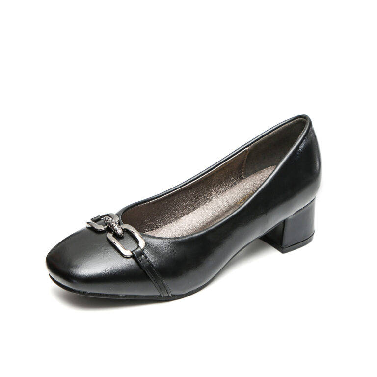TTP Classic Square Toe Slip On Courts with Metalic Decor JSF2-1
