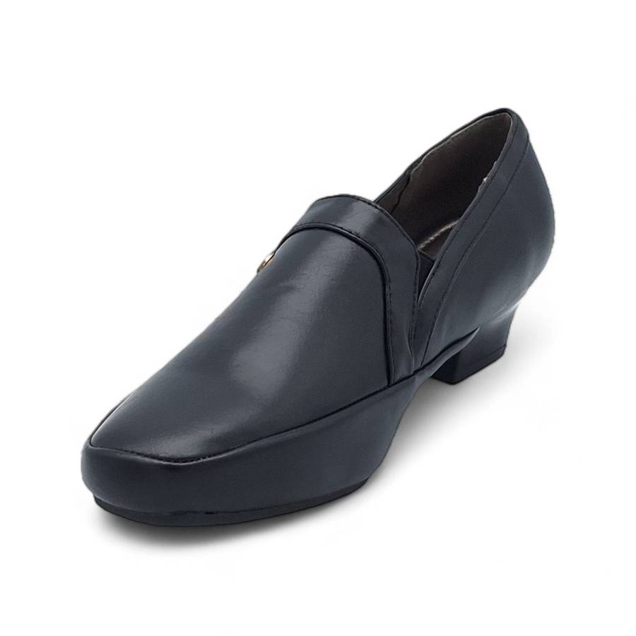 TTP Women PU Square Toe Block Heels HT727-3